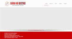 Desktop Screenshot of banhmibistroaz.com
