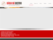 Tablet Screenshot of banhmibistroaz.com